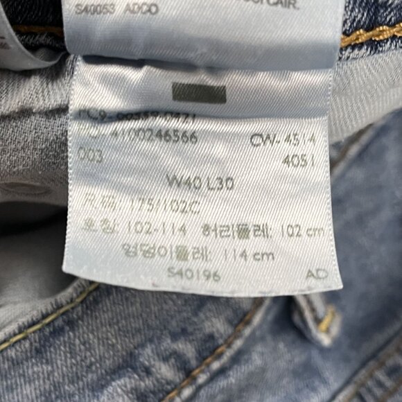 Levis 559 Jeans Mens 40x30 Relaxed Fit Blue Jeans Denim Western Loose - Picture 4 of 7